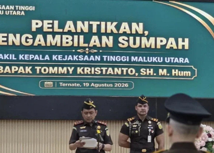 Tommy Kristanto Resmi Jadi Wakajati Malut yang Baru