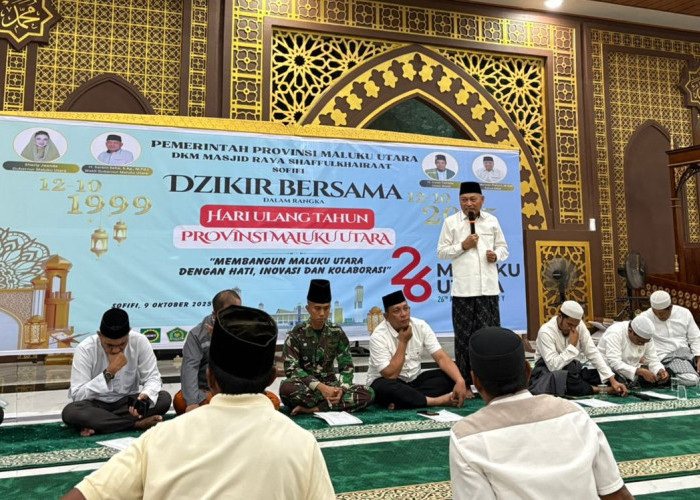 Hari Jadi Malut ke-26 Dirayakan dengan Gema Dzikir Akbar