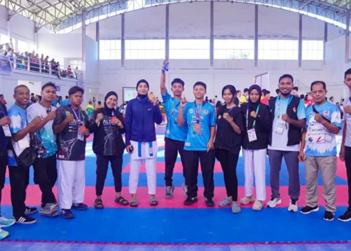 Tumbangkan Halmahera Barat, Karateka Putri Haltim Rani Anggriani Rebut Emas di Porprov V Malut