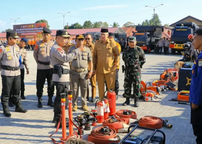 Polda Malut Gelar Pasukan Lintas Sektor Antisipasi Puncak Kemarau 2026
