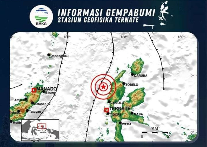 Malam di Jailolo Tergetar, Gempa M 3,0 Tak Picu Tsunami