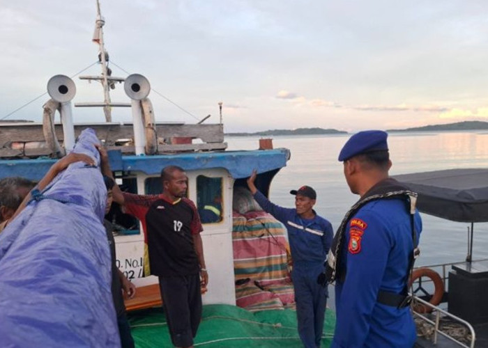 Polairud Maluku Utara Perketat Patroli Laut Amankan Perairan Kepulauan Sula