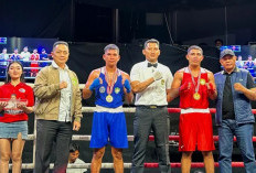 Reza Midun Menang TKO & Sabet Gelar The Best Boxer di Ajang Internasional Senayan