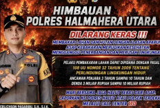 Kapolres Halut Instruksikan Warga dan Petani Stop Bakar Sampah dan Lahan