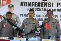 Jaringan Filipina-Papua Terbongkar! Polda Malut Sita 3 Senpi Laras Panjang & Amunisi