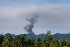 Gunung Dukono Erupsi Hebat: Kolom Abu Vulkanik Tembus 2 Kilometer